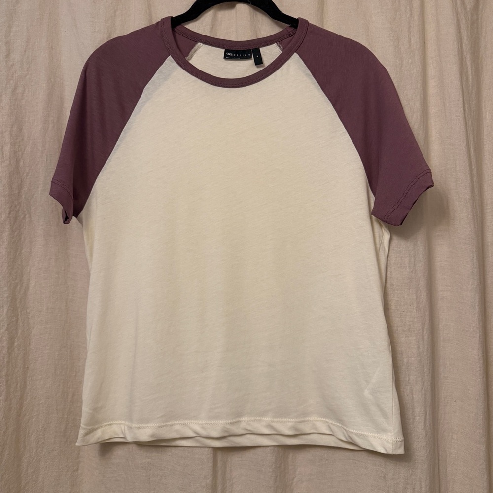 ASOS Cropped Raglan Tee - Picture 1 of 5